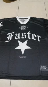 Faster Kaos Jersey Hitam
