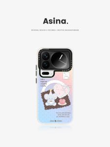 Asina | Cute and Slim Magnetic Bracket Full-Cover Case with Healed Feeling