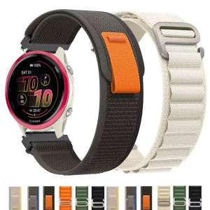 22mm 20mm Alpine Loop For Garmin Forerunner 570 47 42mm Sport Strap For Garmin Forerunner 970 245 645 255 265 975 745 Active 5 6