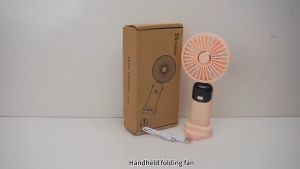 (ORICOD)Kipas Angin Mini Portable USB 20000 mAh Kipas Lipat 5-Speed Wind LED Display Dengan