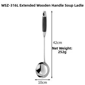 Stainless Steel Heat-resistant Cooking Spoons Set