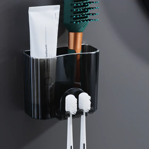 ชั้นวางแปรงสีฟันไฟฟ้า ชั้นวางแก้ว ชั้นวางแปรงสีฟัน ที่ใส่ผลงาน แบบไม่เจาะ ชั้นวางแปรงสีฟัน อเนกประสงค์ ราคาที่ถูกต้อง