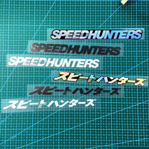 1PC SPEEDHUNTERS Motorcycle Sticker for Motorbike Helmet Front Fairing Car body Front Windshield Electric Scooter Vinyl Decal