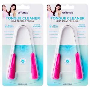 Dr Tungs Stainless Steel Tongue Cleaner (set of 2)