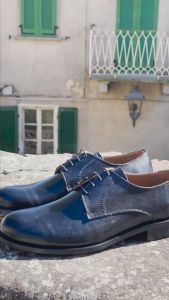 Giày Tây Derby Nam DUCA DI MORRONE Da Thật Trơn Phong Cách Công Sở Thanh Lịch - Sản xuất và nhập khẩu CHÍNH HÃNG tại ITALY - GLAUCO-VIT