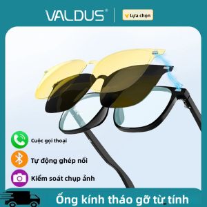 Kính Thông Minh VALDUS V2 Dành Cho Nam Và Nữ Chống Tia Cực Tím Hỗ Trợ Gọi Bluetooth Trợ Lý Giọng Nói Kính Từ Tính Nghe Nhạc
