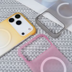 Fashion Gradient Color Frosted PC For Magsafe Magnetic Phone Case For iPhone 17 Air 16 15 14 13 12 11 Plus Pro Max Nonslip Cover