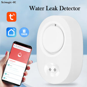 Smart Tuya Water Sensor Flood Water Leakage Detector App Remote Monitoring 2 Versions Available Smart Life APP Easy Installation