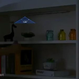 Cat Eye 3 Color Dimmable Motion Sensor USB Rechargeable Light LED Desk Lamp Kitchen Cabinet Wardrobe Lamp