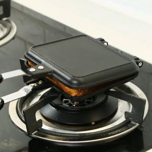 【จัดส่ง2วัน】แซนวิชแม่พิมพ์กระทะสองด้านย่างกระทะทอดเครื่องครัวกระทะหน้าคู่สเต็กกระทะทอดแพนเค้กอุปกรณ์ครัวกลางแจ้ง