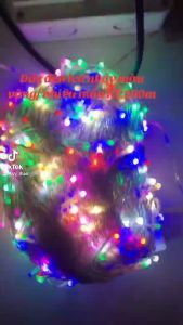 Dây đèn Led nháy 100m nhiều màu/ màu vàng có box điều chỉnh chế độ nháy