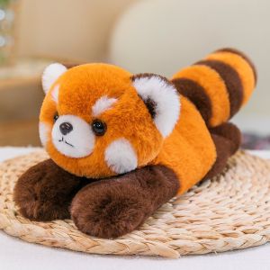 Plush Toy Bracelet Tiger Fox Small Panda Bear Beige Wristband Plushie Doll Childrens Playtime Soft Stuffed Animal Toy
