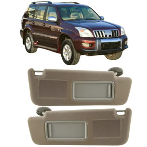 Tấm Che Nắng Ô Tô Toyota Land Cruiser J12 Prado LC120 2002-2009 Bên Lái (trái) Và Bên Phụ (phải) Có Gương Trang Điểm