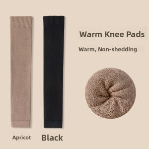 miiow | Thickened Over-Knee Long Tube Socks Womens Winter Warm Knee-Pad Anti-Slip Cotton Polyester Blend High-Tube Length Socks