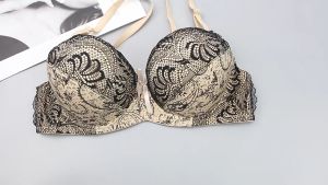 40F/40E/40DD 38E/38F/34E/36F/36E/36DD 34F ผู้หญิง Push Up ชุดเซ็กซี่ลูกไม้ดอกไม้ยกทรงท็อปส์ยี่ห้อ Bh- ของแข็งถ้วยผิวหนัง