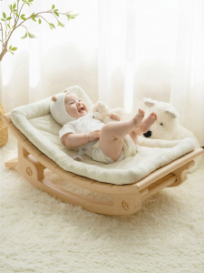 QIAOLEXIONG | Soothing Manual Baby Rocking Chair