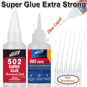 502 Super Glue Instant Quick-drying Cyanoacrylate Clean Super Glue All-Purpose Liquid 20g Fast Drying Clear CA for Metal Plastic Wood Ceramic Glass & DIY Repairs.