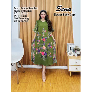Pakaian Wanita Daster JUMBO XXL Untuk Ibu Hamil & Menyusui Batik Cap Kain Rayon Samitex