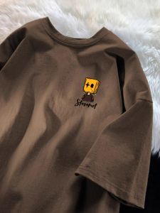 Áo Thun Nam Tay Ngắn Mùa Hè Phong Cách Mỹ Cổ Điển Rộng Rãi Thường Ngày Cotton Phong Cách Đường Phố Thời Trang Áo Thun