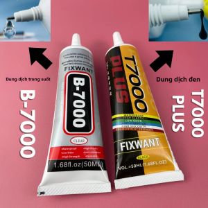 Keo Trong Suốt B-7000 15ML/50ML/110ml & Keo Dán Đen T7000 PLUS Dùng Sửa Chữa Màn Hình Cảm Ứng Điện Thoại Làm Đồ Trang Sức Thủ Công Mỹ Nghệ