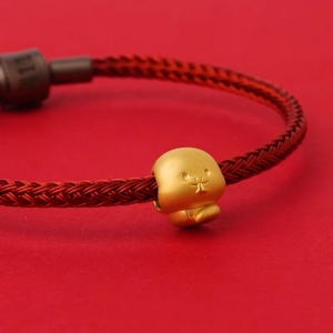 Chow Sang Sang  周生生 999 Gold Charme Snake Charm for Women & Men 95964C  (Bracelet Not Included)