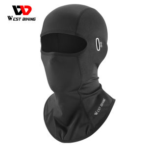 WEST BIKING Summer Full Face Mask Cycling Ice Silk Balaclava Motorcycle Bicycle UV Protection Full Face Caps For Men Outdoor Hiking Sports