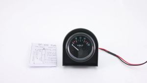 AD Auto VOLTS Car Gauge 2" 52mm 12 volt Meters Auto Instrument Voltage Meters 8~16V Black Bezel voltmeter car fonte digital moto