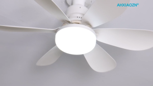 SX-520 40W Ceiling Fan Light with Remote 3 Colors Dimmable Socket Fan with Light for Garage Bathroom Bedroom Kitchen