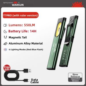 WARSUN | Rechargeable Super Bright Portable Mini Outdoor Repair Work Flashlight