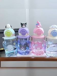 HOORAY! 650ml Water Bottle Kid Tumbler Cartoon Drinking Cup With Direct Drinking & Straw BK0241
