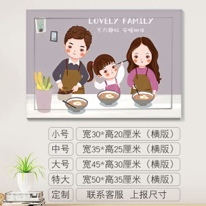 Decorative Sticker for Electric Meter Box Self Adhesive Living Room Dining Room Cartoon Family Wall Decal PVC Material