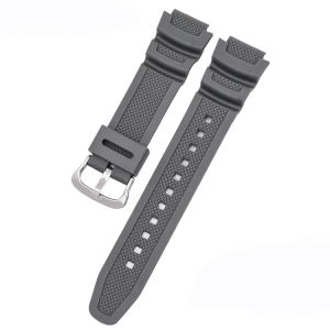18mm Watch Strap for CASIO AE1200 / 1300 / 1000 W-219 Replacement Silicone Rubber Watch Band Mens Wristband Bracelet Accessorie