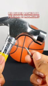 GUARD LED LIGHT RUBBER BASKETBALL / BOLA BASKET KARET LAMPU LED LIGHT UP