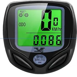 ARAFURA - SunDING Speedometer Sepeda Wireless Display LCD - SD-548C - Black