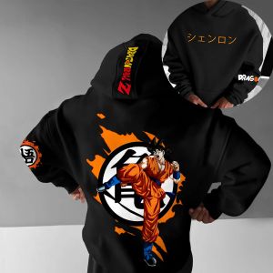 Dragon Ball Hoodie - Soft Elastic Cotton Breathable Warmth Bold Print Hood for Sun & Wind Stylish Fashion Wear