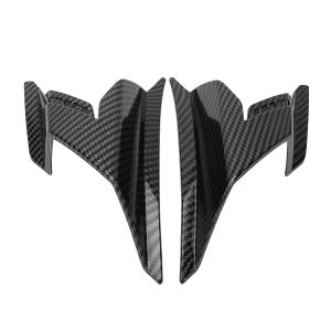 1set Motorcycle Front Side Spoiler Winglets Carbon Black Winglet Aerodynamic Side Wing for Honda ADV 160 Fairing Kits Accessory