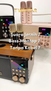 TWOSTAR TS-311 Speaker 2 Microphone Classic Retro Audio Bluetooth