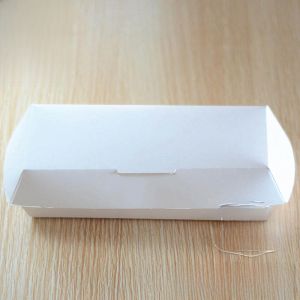 Foldable Hot Dog Box Sandwich Chicken Wing Baking Chicken Blocks Packaging Boat Shape Kitchen Cooking Barbecue Baking DIY Utensils