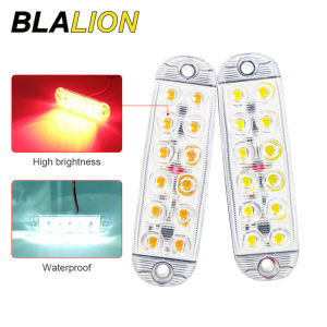 BLALION  12-80V Car Electric Motorcycle LED Flashes Flashing Alert Lamp Truck Trailer Signal Light Car Tail Light Anti-chase Night Light