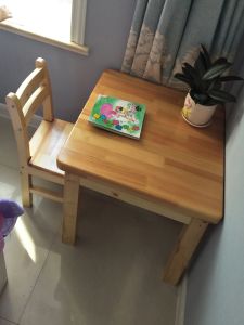 Solid Wood Childrens Study Desk Dining Table Small Book Desk Learning Square Table Pine Wood Home Use Table School Desk