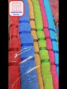 ผ้าเช็ดตัวเครื่องประกอบด้วยผ้าขนหนู ขนาด 30x60 นิ้ว ขนนุ่มซับน้ำและคุณภาพยนตร์