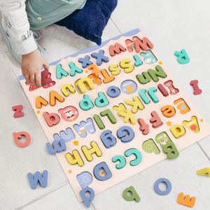 Montessori Teaching Aids 3D Puzzle Blocks Matching Numbers And Letters Educational Toys for Children Aged 3 to 6 Years Old