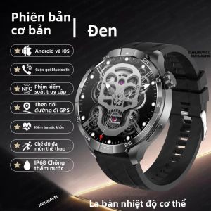Đồng Hồ Thông Minh Thể Thao GPS GT5 Pro Màn Hình AMOLED HD 1.85 Inch NFC Chống Nước IP68 Gọi Bluetooth Theo Dõi Sức Khỏe Dành Cho Nam Và Nữ