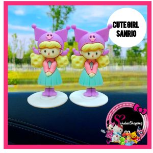 Pajangan Dashboard Mobil Karakter Cute Girl