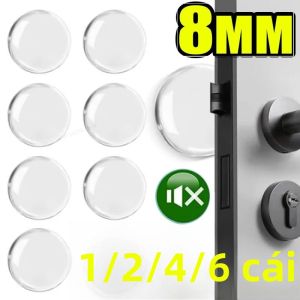 Tấm Chặn Cửa Bằng Silicon Có Tay Cầm Tự Dính Bảo Vệ Chống Sốc Chống Sốc Để Trang Trí Tường Nhà Và Bảo Vệ Núm Cửa