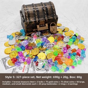 WOWEIAOKUANG | Pirate Treasure Chest Gemstone Toy