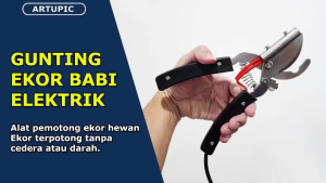 Hewan Ternak Electric Tail Cutting Pliers Gunting Ekor Hewan Elektrik Alat Tang Potong Listrik Pemotong Ekor Babi Piglet