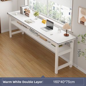 Dual-use Home Desk Narrow Wall-leaning