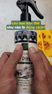Nước Bao Sái Tứ Phúc Yên Nước Làm Sạch Bàn Thờ Lau Vệ Sinh Đồ Thờ Cúng Thu Hút Tài Lộc