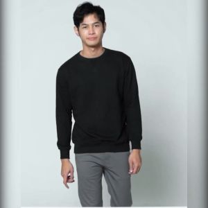 JB Sweater Crewneck Bary Black: Pilihan Fashion Sehari-hari